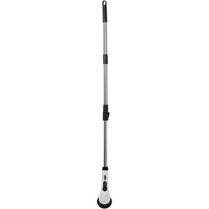 Perie Electrica de Curatare, Flippy, pentru Gresie, Baie, Bucatarie, 25x20x9.5 cm, cu 6 Capete, Maner Extensibil Detasabil 84-127cm, Incarcare USB-Type C, Rotire 360 de Grade, 3000 mAh, Culoare: Alb - Img 13