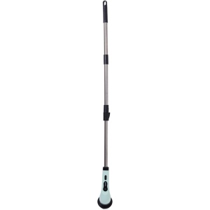 Perie Electrica de Curatare, Flippy, pentru Gresie, Baie, Bucatarie, 25x20x9.5 cm, cu 6 Capete, Maner Extensibil Detasabil 84-127cm, Incarcare USB-Type C, Rotire 360 de Grade, 3000 mAh, Culoare: Verde - Img 4