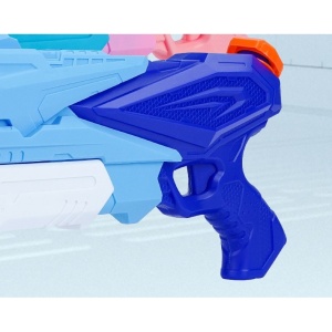 Pistol cu Apa pentru Copii, Rezervor, Pentru Piscina/Plaja, Flippy, 6ani+, 3 duze, Albastru, 500ML - Img 5