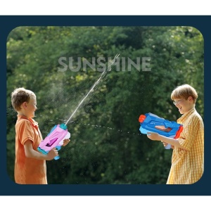 Pistol cu Apa pentru Copii, Rezervor, Pentru Piscina/Plaja, Flippy, 6ani+, 5 duze, Quick Fill, Albastru, 800ML - Img 8