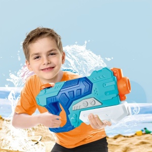 Pistol cu Apa pentru Copii, Rezervor, Pentru Piscina/Plaja, Flippy, 6ani+, Albastru, 500ML - Img 3