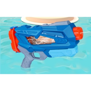 Pistol cu Apa pentru Copii, Rezervor, Pentru Piscina/Plaja, Flippy, 6ani+, Quick Fill, Albastru, 600ML - Img 10