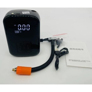 Pompa de Aer Wireless, Flippy, Portabila, 150 PSI, Pentru Anvelope si Mingi, Baterie 2000 mAh, Afisaj Digital, 12.7 x 8.5 cm, Negru - Img 9