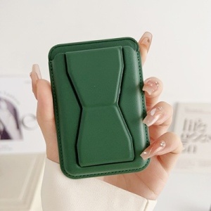 Portofel Flippy MagSafe pentru carduri cu suport integrat, Verde - Img 2