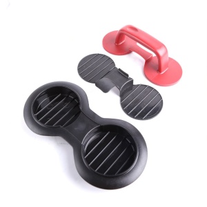 Presa dubla pentru hamburgeri 2 in 1, forma si presa, cu maner, material ABS, 20x10 cm, 140 g, negru - Img 3