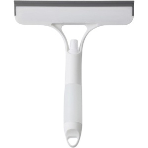 Racleta de Curatare 3 in 1, Flippy, Multifunctional, Pentru Casa si Masina, Pulverizator de Spray, Racleta din Silicon si Burete, 21.5 x 25.7 cm, Alb - Img 1