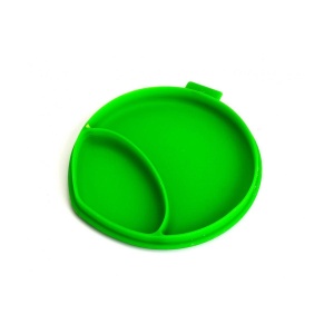 Recipient pentru Preparat Branza, Flippy, Capac de Silicon, Cheese Maker din Plastic, Strecuratoare, 17x14.5x12.8 cm, Verde - Img 9