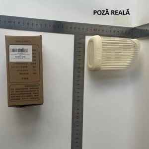 Sapuniera de Calatorie, Flippy, Suport pentru Sapun cu Scurgere a Apei, Recipient cu Capac Depozitare, Savoniera pentru Baie, 12.6x6.1x8.4cm, Crem - Img 5