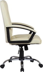 Scaun de birou directorial US02, bej, 66x62x107-117 cm - Img 3