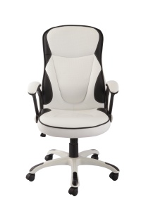 Scaun de birou directorial US25 Reno, negru, 63x69x110-122 cm - Img 2