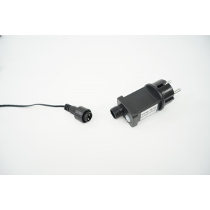 Sectiune Instalatie de Craciun Flippy® Tip Franjuri, 8 jocuri de lumini 5 m, 143 LED-uri, Interconectabila, Fir Negru, Alb Cald, Atentie! Nu contine alimentator - Img 3
