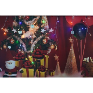 Sectiune Instalatie de Craciun Flippy® Tip Franjuri, 8 jocuri de lumini 5 m, 143 LED-uri, Interconectabila, Fir Transparent, Multicolor, Atentie! nu contine alimentator - Img 2