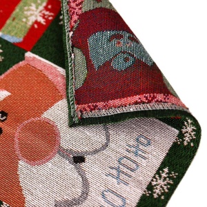 Servet de Masa, Flippy, Model Mos Craciun, Tematica Craciun, Prosop pentru Masa, 47x33 cm, Bumbac si Fibre Sintetice, Multicolor - Img 8