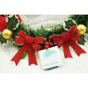 Set 3 fundite pentru brad, Rosii, 10 x 11 cm, din poliester, Flippy - Img 4