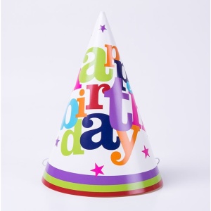 Set 6 Coifuri Happy Birthday, Flippy, pentru Petrecere, Tematica Aniversare, 19x15 cm, Multicolor - Img 4