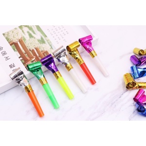 Set 6 Suflatori, Flippy, pentru Petrecere, Tematica Aniversare, 8 cm, Multicolore - Img 3