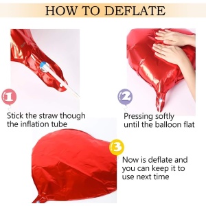 Set Baloane din Folie Metalizata, Flippy, Model Happy Birthday, Litere de 40 cm, Baloane Party, Ambalaj Individual, Pai, Ata si Adeziv Incluse, Umflare cu Aer sau Heliu, Multicolor - Img 2