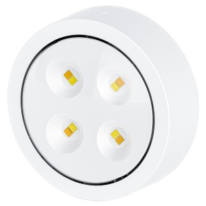 Set de 3 Lampi Led Flippy, Fara Fir, Cu Baterii, 3 Culori de Lumina, cu Telecomanda, din Plastic, Alb - Img 8