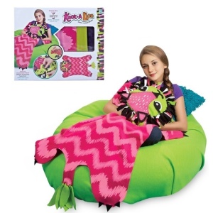 Set de creatie DIY, Flippy, patura de tricotat multicolor - Img 2