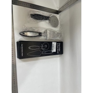 Set Feliator de Pizza si Spatula, Flippy, Otel Inoxidabil, Manere Negre - Img 2