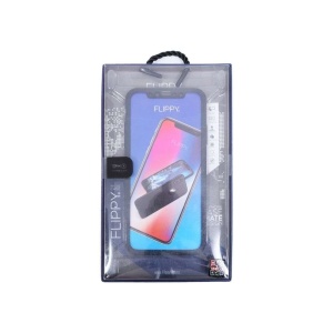 Set Husa si Folie de Protectie, Flippy, Compatibila cu Apple iPhone X, Full Cover 360°, Plastic + Sticla, Negru - Img 15