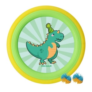 Set Interactiv Frisbee, Fippy, pentru Copii, 2 Palete Elastice, Diametru 30 cm, 4 Mingi, + 3 Ani, Design Animat, Multicolor - Img 5