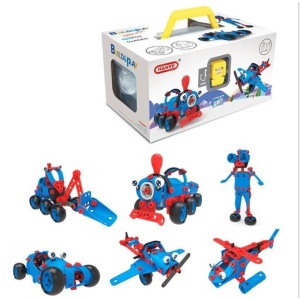 Set pentru construit masini, Flippy, Educativ si creativ, 134 piese - Img 3