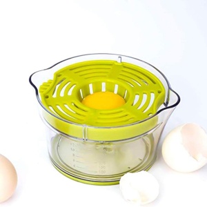 Storcator de Fructe 2 in 1, Flippy, cu Razatoare si Separator Ou, 14.8 x 8 x 13 cm, Verde - Img 3