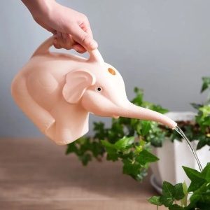 Stropitoare pentru Copii, Flippy, in forma de Elefant, 1500 mL, pentru Udat Plante, 19.5x17x11.8 cm, Roz - Img 4