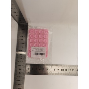 Suport Adeziv Universal, Flippy, pentru Telefon/Tableta, cu 24 Ventuze, potrivit pentru Tik-Tok/Selfie/Vizionare Video, din Silicon, 8 x 5.5 x 1 cm, Roz - Img 6
