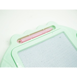 Tabla Magnetica pentru desen Flippy, Pix, forma dreptunghi, dimensiuni 23x17 cm, Dezvolta Creativitatea, cu picioare suport, Verde - Img 4