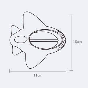 Termometru pentru Baie, Flippy, Plutitor, Rezistent la apa, Multifunctional, Model Avion, 11x10x4 cm, Rosu - Img 5