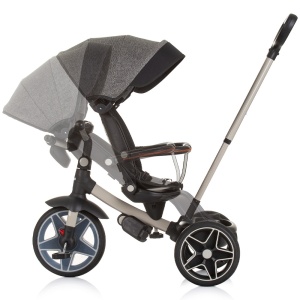 Tricicleta cu copertina si sezut reversibil Chipolino Derby granite - Img 7