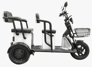 Tricicleta electrica, Volta APM5, 1000W, 25 km/h, Autonomie pana la 40 km, alb, fara permis - Img 3