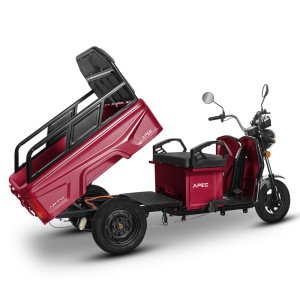 Triciclu electric 1000 W, Voltarom APT4 Fara permis, 60V, 20Ah, 25 Km/h, Rosu, Autonomie 41Km - Img 7