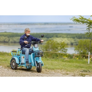 Triciclu Electric RDB SINOE PRO, fara permis, 1160W, 25km/h - Img 2