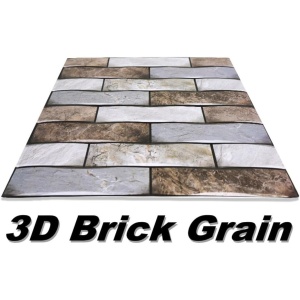 10 x Placi Tapet Autocolant 3D cu Imitatie de Marmura, pentru Perete Bucatarie Sufragerie, Usor de Curatat, Rezistent la Apa, Autoadeziv, 30x30 cm, Gri Maro Bej - Img 7