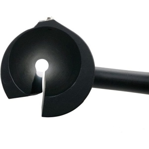 Accesoriu pentru Taiat in Forma de Spirala, Flippy, Multifunctional pentru Legume, Cutit pentru Spirale, 16x5.5 cm, Negru - Img 3