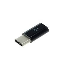 Adaptor micro USB (mama) to Type-C(tata) cu Agatatoare Breloc inclusa, Negru - Img 4