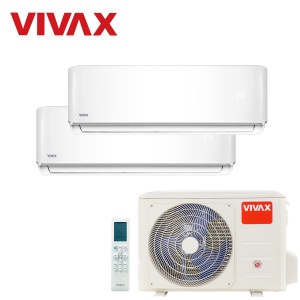 Aer Conditionat MULTISPLIT VIVAX ACP-18COFM50AERI / ACP-09CH25AERI WHITE + ACP-12CH35AERI WHITE Dublu Split Inverter - Img 1