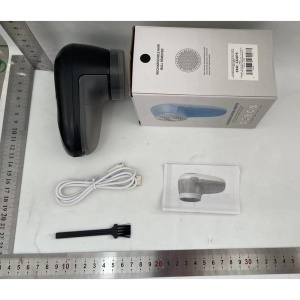 Aparat Scame si Par Haine, Flippy, Electric, USB inclus, Periuta Curatare, pentru Diferite Tesaturi, 13 x 6.8 x 5.8 cm, Negru - Img 2