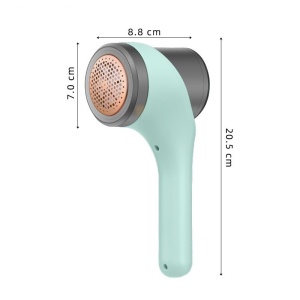 Aparat Scame si Par Haine, Flippy, Electric, USB inclus, Periuta Curatare, pentru Diferite Tesaturi, 3 Trepte, 20.5 x 8.8 x 7 cm, Verde - Img 4