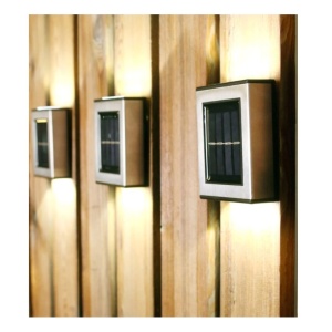 Aplica solara LED Flippy, ABS/Policarbonat, rezistenta la apa IP65, pentru trepte, borduri, terasa, 1.2V, 600mah, 10 x 7.5 x 3 cm, lumina alb calda, negru - Img 4