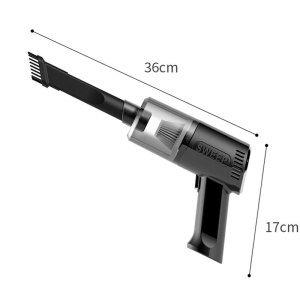 Aspirator Portabil Auto, Flippy, Tip Pistol K7A, Pentru Casa si Masina, Cablu Auto, 36 x 17 cm, Negru - Img 14