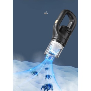 Aspirator Portabil fara Fir, Flippy, Incarcare USB, Pentru Casa si Masina, Autonomie 45 min, Negru - Img 8