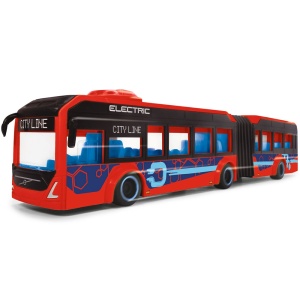 Autobuz Dickie Toys Volvo City Bus 40 cm rosu - Img 5