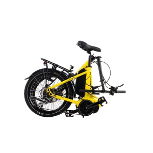 Bicicleta Electrica Pliabila Devron 20126 - 20 Inch, M, Galben - Img 4