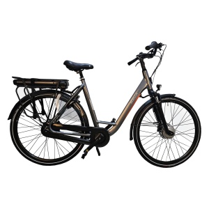 Bicicleta Electrica Stella Livorno Dama FDST RTE 2.0 - 28 Inch, L, Gri - Img 1