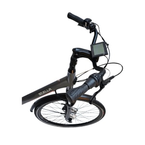 Bicicleta Electrica Stella Livorno Dama FDST RTE 2.0 - 28 Inch, L, Gri - Img 4