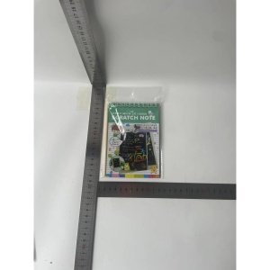 Caiet cu fise razuibile Flippy, DIY Magic Scratch, 12 File, Curcubeu, Creion din Lemn, Cartonase negre, A5, Multicolor - Img 7